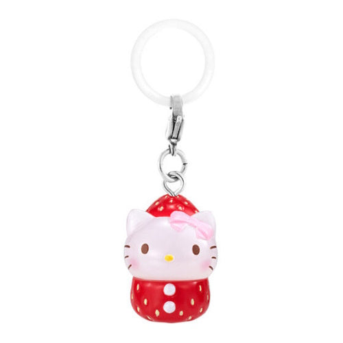 Sanrio Characters Strawberry Dangler Mascot Series Bandai 1-Inch Key Chain