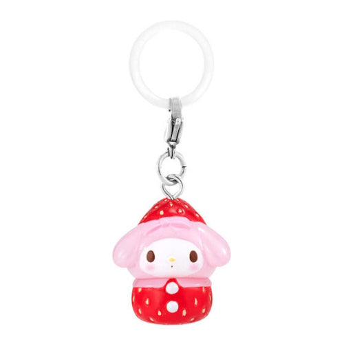 Sanrio Characters Strawberry Dangler Mascot Series Bandai 1-Inch Key Chain