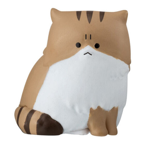 Angry Cat Chan Fluffy Figure Series Bandai 1.5-Inch Mini-Figure