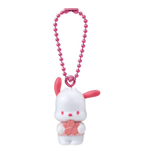 Sanrio Characters One Tone Mascot Sakura Series Bandai 1-Inch Key Chain