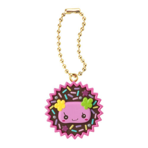 Tamagotchi Heisei Girl Chocolate Snack Charm Series Bandai 1-Inch Key Chain