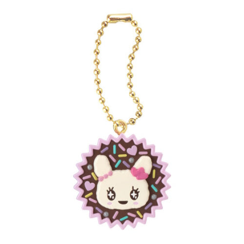 Tamagotchi Heisei Girl Chocolate Snack Charm Series Bandai 1-Inch Key Chain