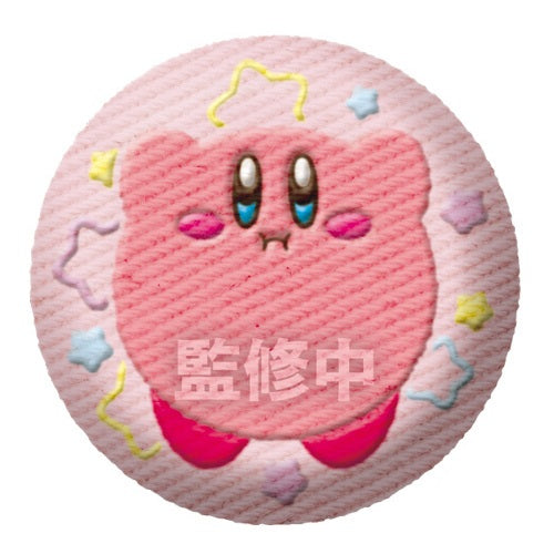 Kirby Dream Land Embroidered Style Can Badge Bandai 1.5-Inch Pin