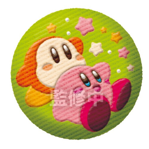 Kirby Dream Land Embroidered Style Can Badge Bandai 1.5-Inch Pin