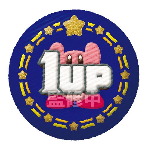 Kirby Dream Land Embroidered Style Can Badge Bandai 1.5-Inch Pin