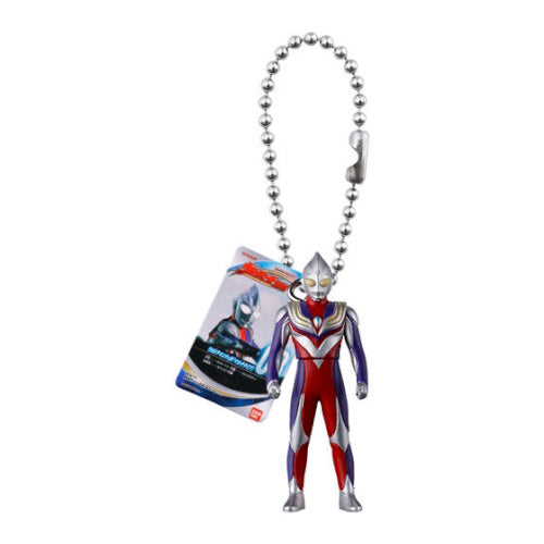 Ultraman Soft Vinyl Miniature Charm Series Bandai 1-Inch Key Chain
