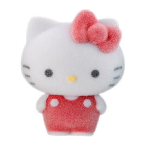 Sanrio Characters Fluffy Flocked Mascot Bandai 1.5-Inch Mini-Figure