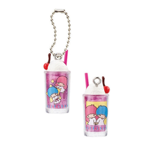Sanrio Characters Retro Glass Miniature Charm Bandai 1-Inch Key Chain