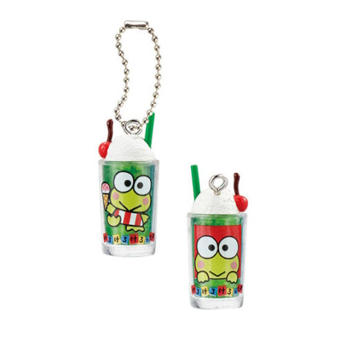 Sanrio Characters Retro Glass Miniature Charm Bandai 1-Inch Key Chain