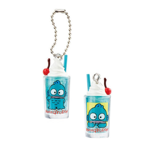 Sanrio Characters Retro Glass Miniature Charm Bandai 1-Inch Key Chain