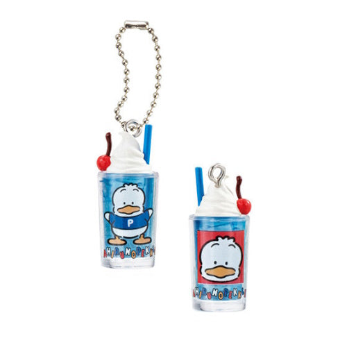 Sanrio Characters Retro Glass Miniature Charm Bandai 1-Inch Key Chain
