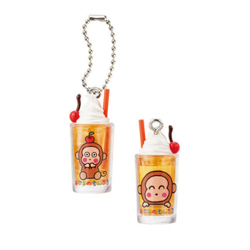 Sanrio Characters Retro Glass Miniature Charm Bandai 1-Inch Key Chain