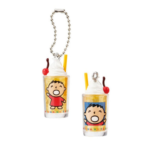 Sanrio Characters Retro Glass Miniature Charm Bandai 1-Inch Key Chain