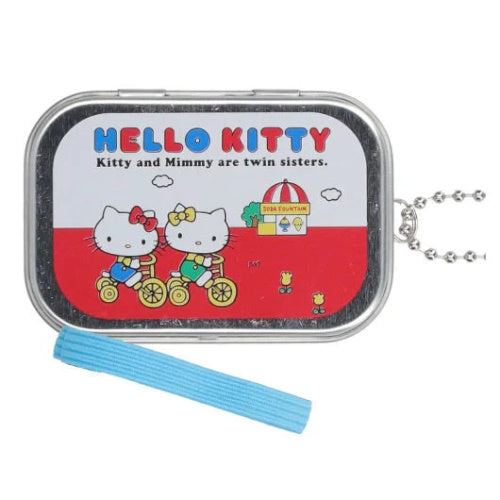 Sanrio Characters Mini Lunch Box Tin Benelic 2-Inch Key Chain Collectible