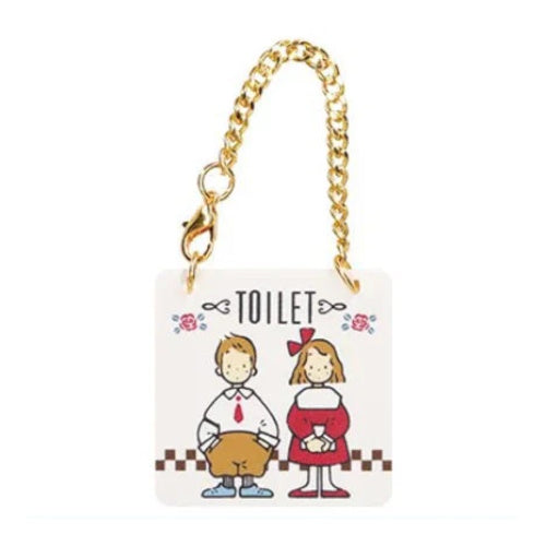 Sanrio Characters Door Plate Style Charm Benelic 1.5-Inch Collectible Toy