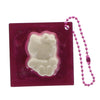 Sanrio Hello Kitty QBB Die Cut Cheese Mascot Series Benelic 2-Inch Key Chain