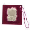 Sanrio Hello Kitty QBB Die Cut Cheese Mascot Series Benelic 2-Inch Key Chain
