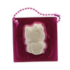 Sanrio Hello Kitty QBB Die Cut Cheese Mascot Series Benelic 2-Inch Key Chain