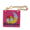 Sanrio Characters Door Plate Style Charm Vol. 02 Benelic 1.5-Inch Collectible Toy