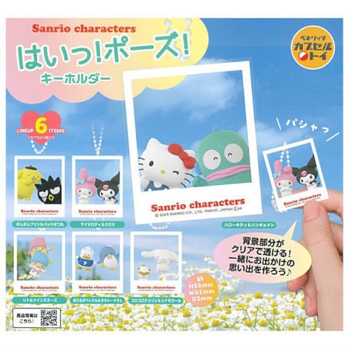 Sanrio Characters Pose Polaroid Picture Series Benelic 2-Inch Key Chain