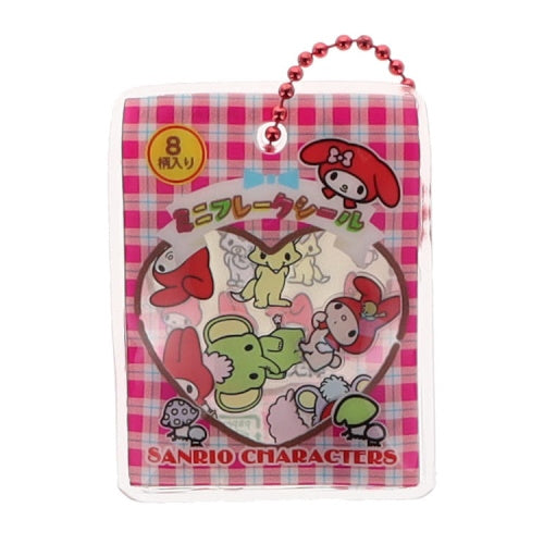 Sanrio Characters Shaka Shaka Sticker Flake Style Benelic 2-Inch Key Chain