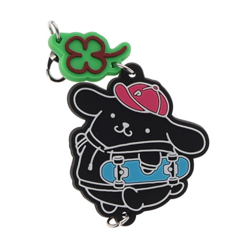 Sanrio Pompompurin Connecting Rubber Mascot Series Vol. 01 Benelic 2-Inch Key Chain