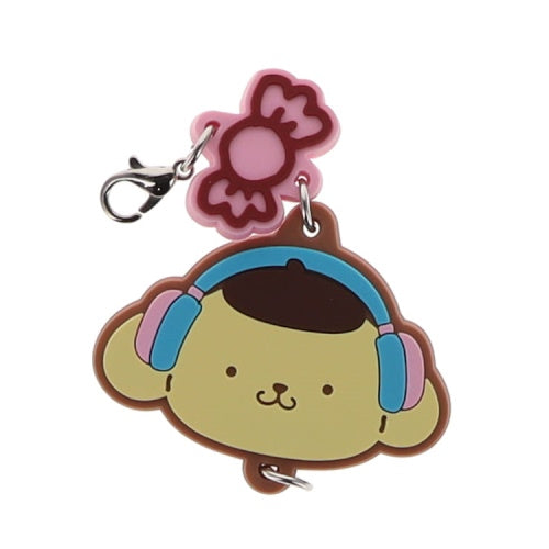 Sanrio Pompompurin Connecting Rubber Mascot Series Vol. 01 Benelic 2-Inch Key Chain