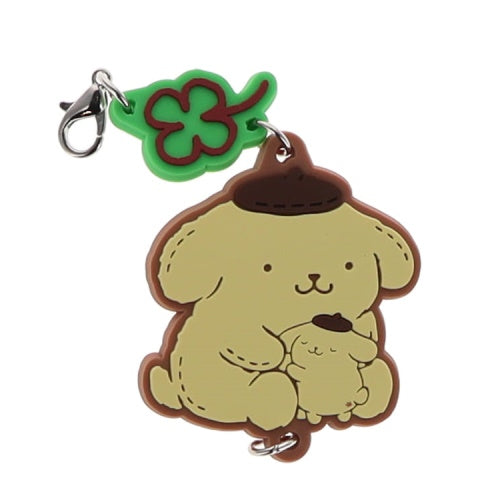Sanrio Pompompurin Connecting Rubber Mascot Series Vol. 01 Benelic 2-Inch Key Chain