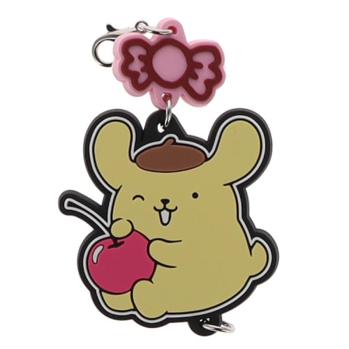 Sanrio Pompompurin Connecting Rubber Mascot Series Vol. 01 Benelic 2-Inch Key Chain