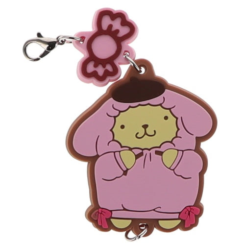Sanrio Pompompurin Connecting Rubber Mascot Series Vol. 01 Benelic 2-Inch Key Chain