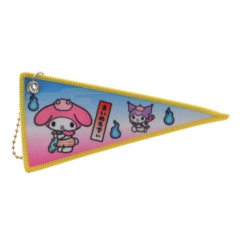 Sanrio Characters Mini Mini Pennant Style Ball Chain Benelic 3-Inch Key Chain