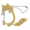 Nyan Plastic Cat Carabiner Series Bright Link 2-Inch Key Chain