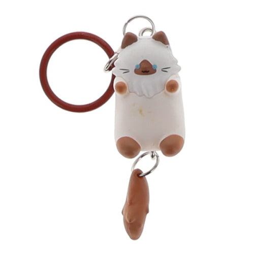 Kitty Cat Tail Wagging Dangler Mascot Series Brightlink 1-Inch Key Chain
