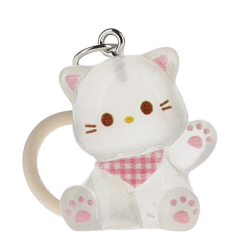 Baby Cat Nyanko Mascot Dangler Series Bright Link 1-Inch Key Chain