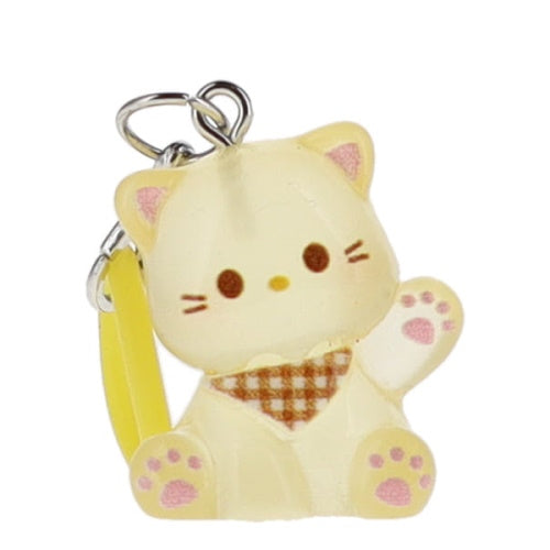 Baby Cat Nyanko Mascot Dangler Series Bright Link 1-Inch Key Chain