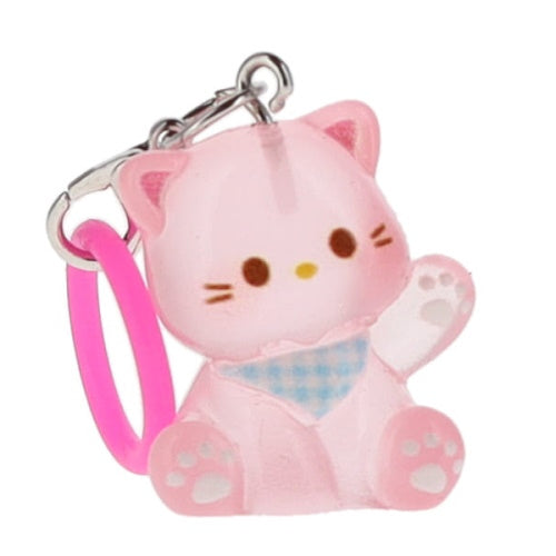 Baby Cat Nyanko Mascot Dangler Series Bright Link 1-Inch Key Chain
