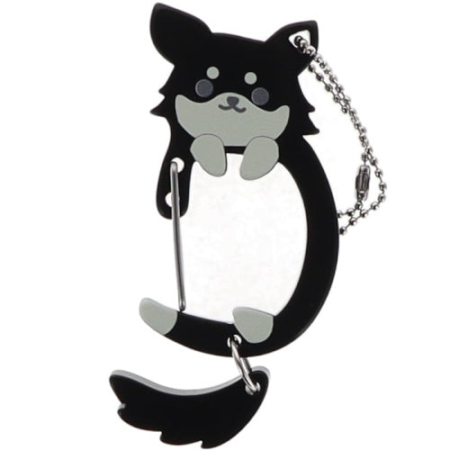 Dog Plastic Carabiner Series Bright Link 2-Inch Key Chain