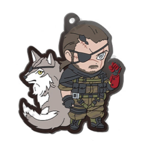 Metal Gear Solid Rubber Strap Series Bushiroad 2-Inch Key Chain
