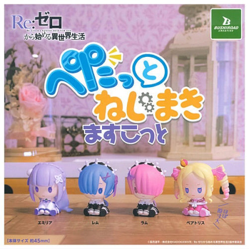 Re: Zero - Starting Life in Another World Petatto Nejimaki Bushiroad 2-Inch Mini-Figure