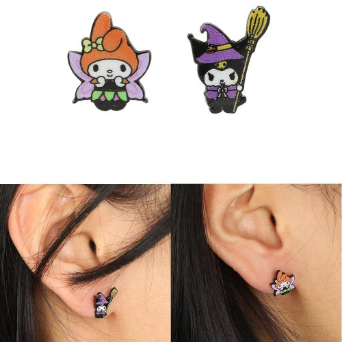 Sanrio Hello Kitty And Friends Earrings Halloween Series Bioworld Earring Set