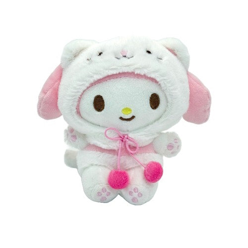 Sanrio Characters Dressed As Cat Plush Bag Clip Egaline 5-Inch Plush