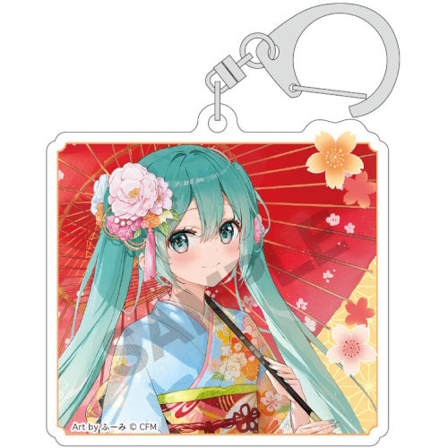 Hatsune Miku Hannari Kyoto Acrylic Key Chain Crux Collectible Toy