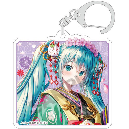 Hatsune Miku Hannari Kyoto Acrylic Key Chain Crux Collectible Toy