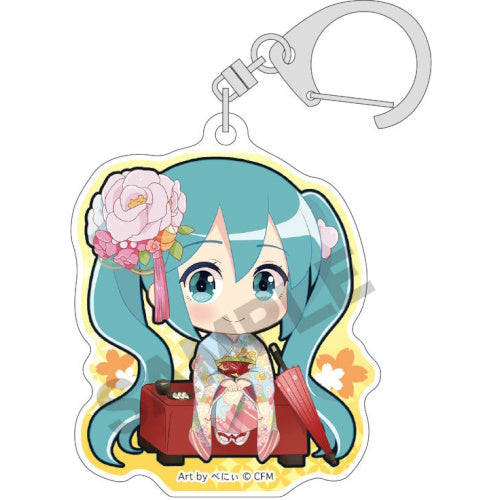 Hatsune Miku Hannari Kyoto Acrylic Key Chain Crux Collectible Toy