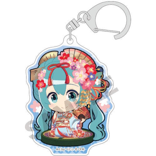 Hatsune Miku Hannari Kyoto Acrylic Key Chain Crux Collectible Toy