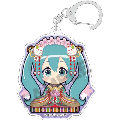 Hatsune Miku Hannari Kyoto Acrylic Key Chain Crux Collectible Toy