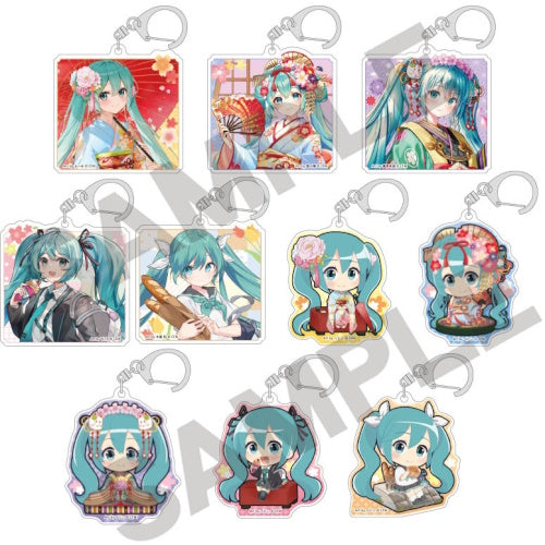 Hatsune Miku Hannari Kyoto Acrylic Key Chain Crux Collectible Toy