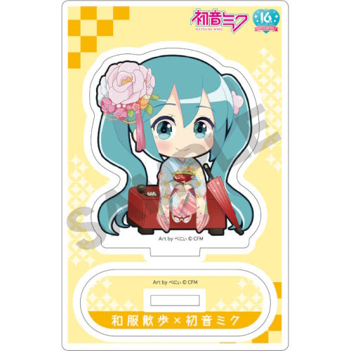 Hatsune Miku Hannari Kyoto Acrylic Stand Crux Collectible Toy