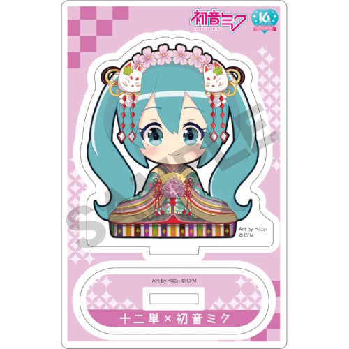 Hatsune Miku Hannari Kyoto Acrylic Stand Crux Collectible Toy