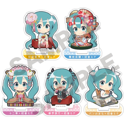 Hatsune Miku Hannari Kyoto Acrylic Stand Crux Collectible Toy